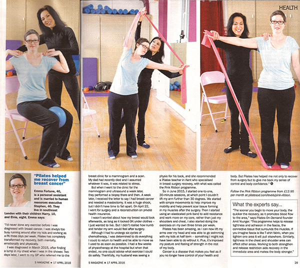 pilates for recovery from breast cancer