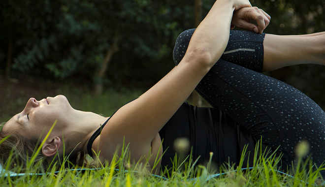 Outdoor yoga classes online
